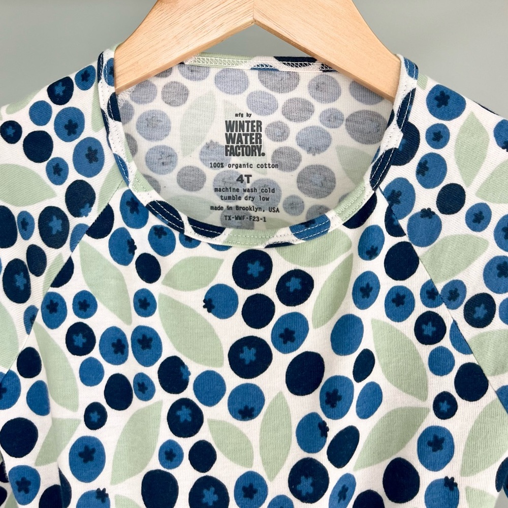 Winter Water Factory - Chicago Dress - Berries Blue & Green - Picture 2 of 4